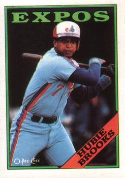 1988 O-Pee-Chee Baseball Cards 050      Hubie Brooks